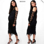 Heegeldatud pitsiga rasedate peokleit Katie