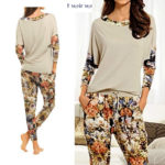 Heine nahkhiire lõikega lilleline pluus