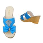 Türkiissinised täistallaga sandaalid