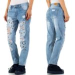 Place du jour boyfriend lõhkised teksad