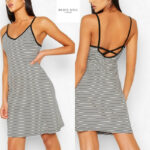 Brave Soul London triibuline suvine trikotaažkleit