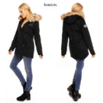 Sublevel kapuutsiga must soe parka