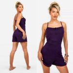 Tumelilla lühike suvine jumpsuit