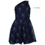 Melrose glitter mustriga tumesinine peokleit