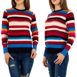 Julie By JCL triibuline kampsun